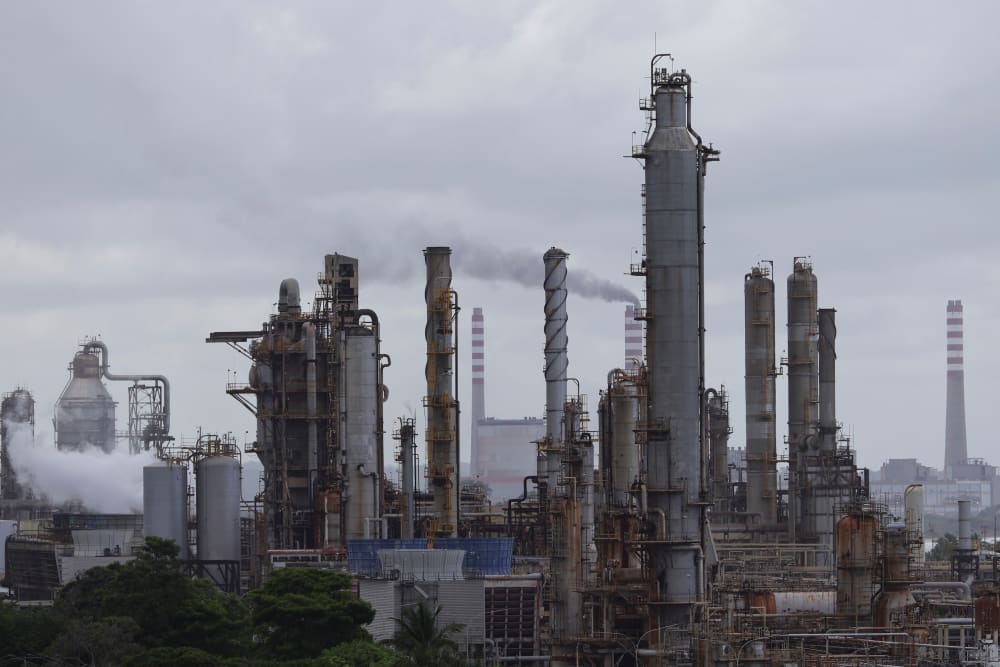An oil refinery in Venezuela
