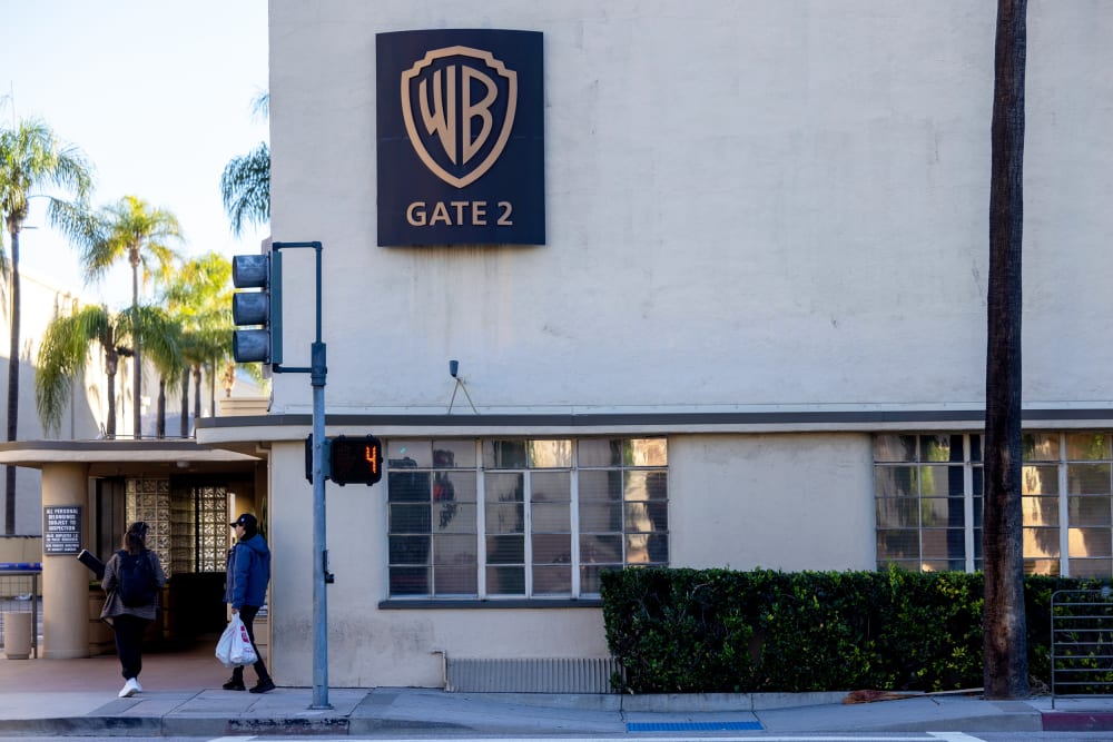 Warner Bros. Studios on Nov. 26, 2025 in Burbank, CA.