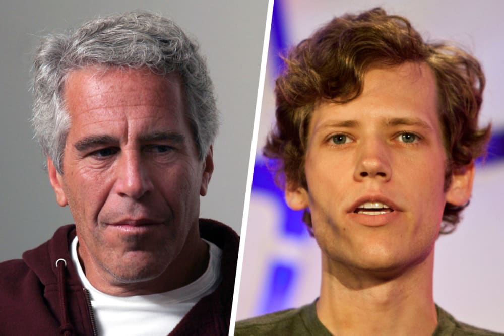 Jeffrey Epstein; Christopher Poole.