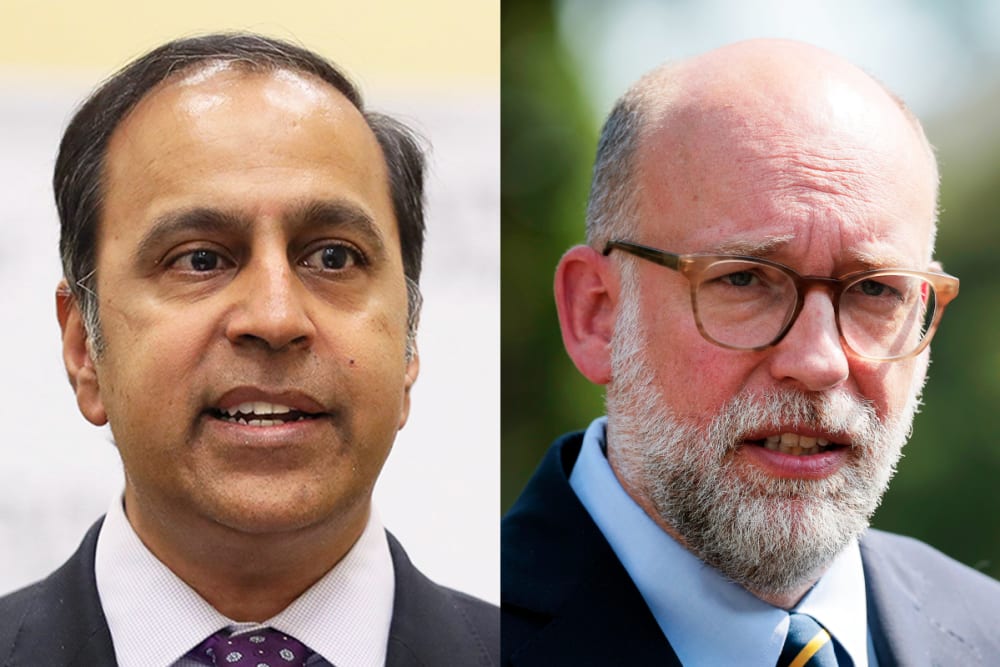 Rep. Raja Krishnamoorthi; Russ Vought.