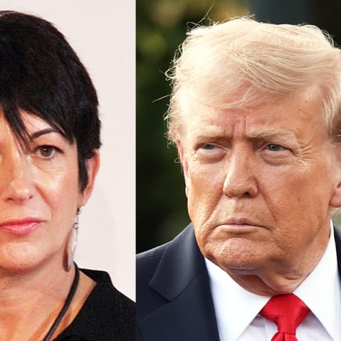 Ghislaine Maxwell; Donald Trump.