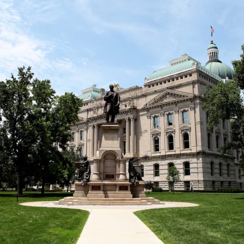 Indiana State Capitol Building.
