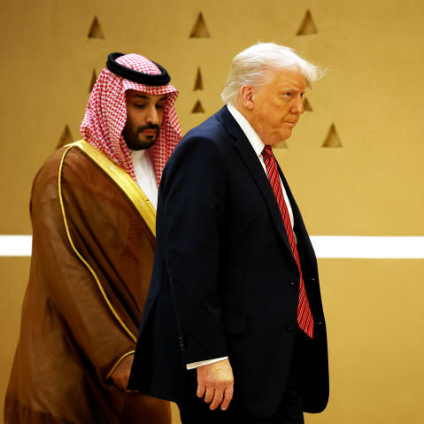 U.S. President Donald Trump and Saudi Crown Prince Mohammed bin Salman.