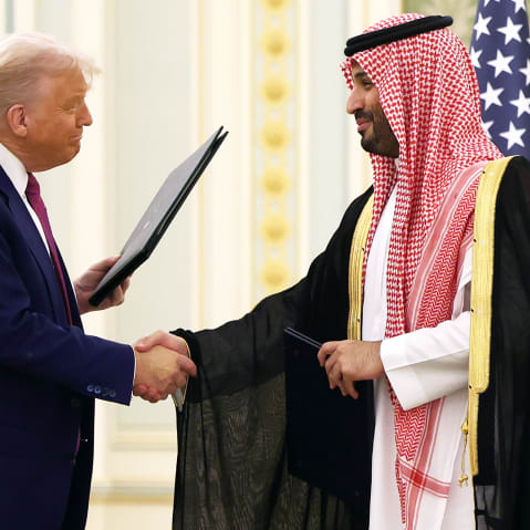 U.S. President Donald J. Trump and Saudi Crown Prince Mohammed bin Salman.