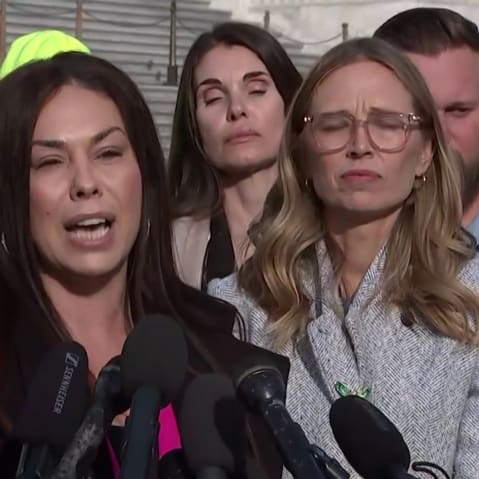 ‘This is a human issue’: Epstein survivors speak out ahead of House vote
