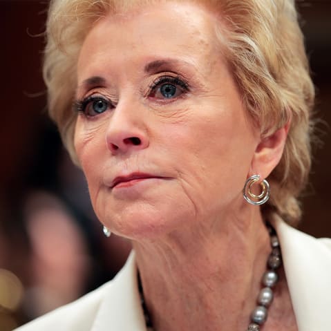 Education Secretary Linda McMahon.