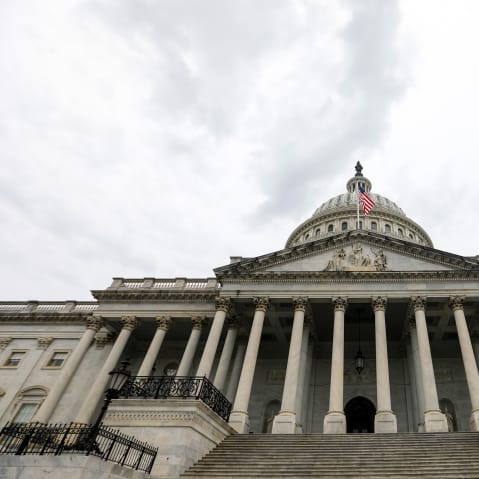 The Capitol building.