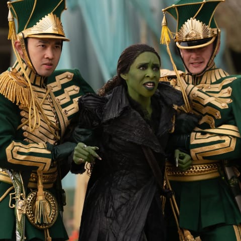 Cynthia Erivo's character in Wicked: For Good being arrested