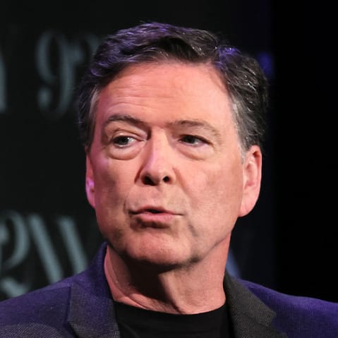 Lindsey Halligan; James Comey.