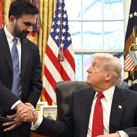 Jaws drop as Trump has ‘nothing but praise’ for Mamdani, boogeyman of right-wing media