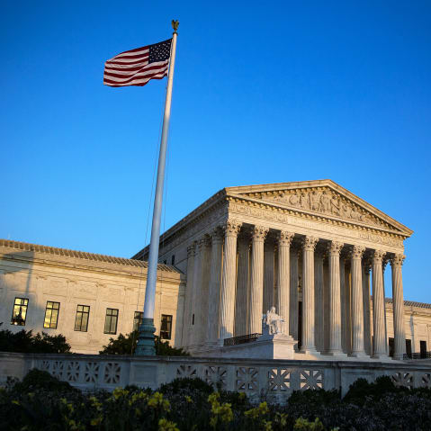 The U.S. Supreme Court building.