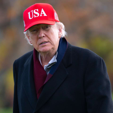 President Donald Trump at the White House.