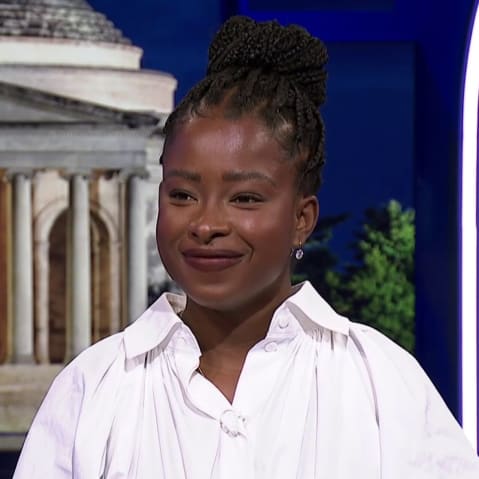 Poet Amanda Gorman: ‘words get their best meaning when paired with actions’