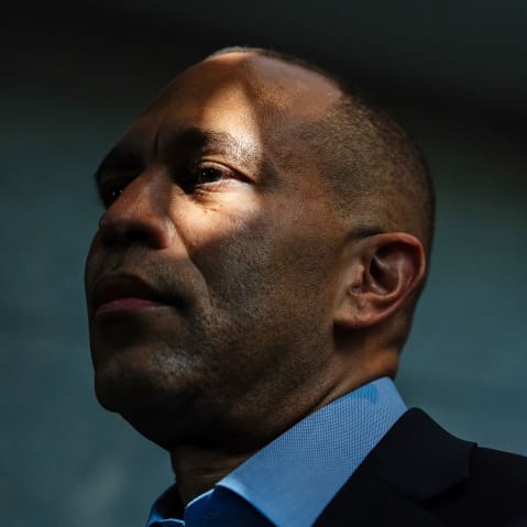 House Minority Leader Hakeem Jeffries at the U.S. Capitol.