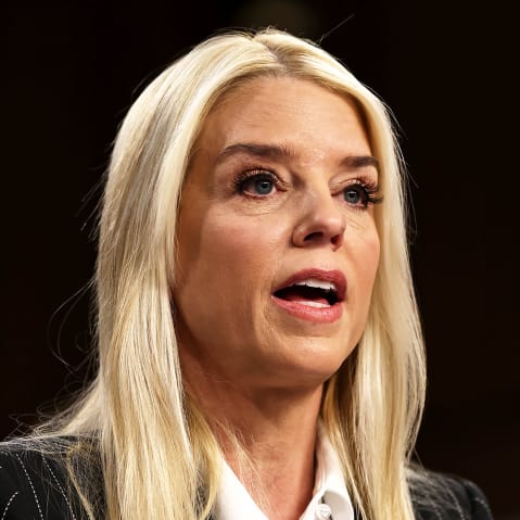 Pam Bondi on Capitol Hill.