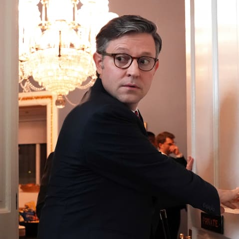 Speaker of the House Mike Johnson at the U.S. Capitol.