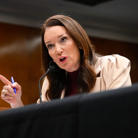 Brooke Rollins, US agriculture secretary, in Washington, D.C.