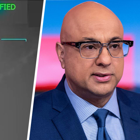 Surveillance footage of boat strike; Ali Velshi.