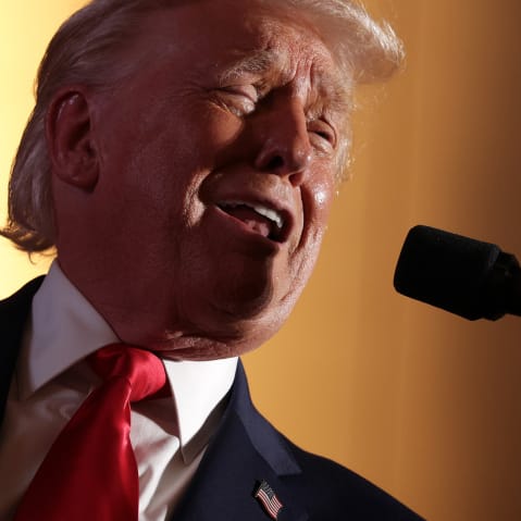 President Donald speaking.