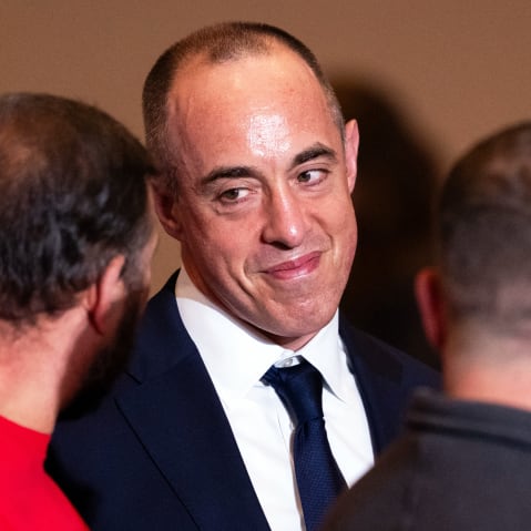 Emil Bove, US Court of Appeals judge for the 3rd Circuit, during an event on inflation in Mount Pocono, Penn.