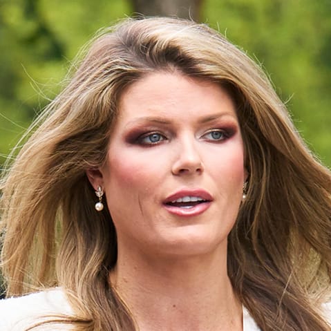 Lindsey Halligan on Aug. 20, 2025 outside of the White House.