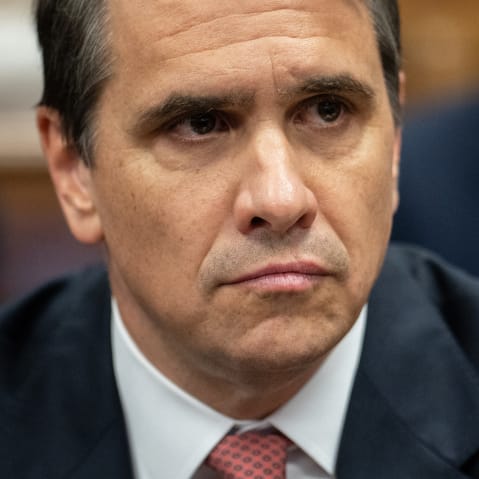 Todd Blanche sits in the courtroom at Manhattan Criminal Court on May 3, 2024 in NYC.