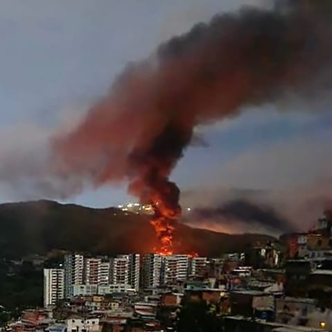 U.S. military strikes Caracas, Venzuela
