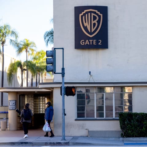 Warner Bros. Studios on Nov. 26, 2025 in Burbank, CA.