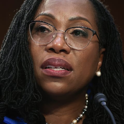 Judge Ketanji Brown Jackson during her confirmation hearing on March 23, 2022 on Capitol Hill.