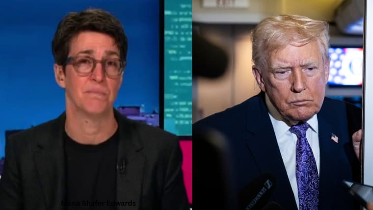 Rachel Maddow, Donald Trump