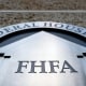 The Federal Housing Finance Association (FHFA) headquarters sign.