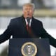 Donald Trump speaks during a "Save America Rally" on Jan. 6, 2021 near the White House.