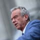 Robert F. Kennedy Jr., speaks during a news conference.