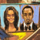 sean puff puffy puff daddy combs court sketch casandra cassie ventura