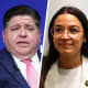 JB Pritzker; Alexandria Ocasio-Cortez; Amy Klobuchar.
