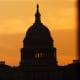 The U.S. Capitol is seen at sunrise.