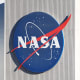 NASA logo is displayed at NASA’s Jet Propulsion Laboratory.