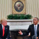 Barack Obama and Donald Trump