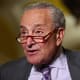 Chuck Schumer speaking at the capitol.