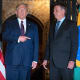President Donald Trump points at Brazilian President Jair Bolsonaro