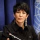 Ghislaine Maxwell attends a press conference on the Issue of Oceans in Sustainable Development Goals, at United Nations headquarters on June 25, 2013.