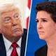 Donald Trump and Rachel Maddow