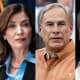 Kathy Hochul, Greg Abbott, Gavin Newsom