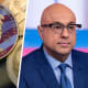 A side by side of Trump meme coin and Ali Velshi