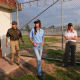 Image: Homeland Security Secretary Kristi Noem stands inside a cell