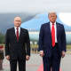 U.S. President Trump meets with Russian President Putin in Alaska
