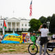 Peace vigil in front of the White House.