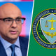 Ali Veshi (left) Federal Trade Commission logo (right)