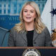 White House Press Secretary Karoline Leavitt speaks during the daily press briefing at the White House on Oct. 1, 2025.
