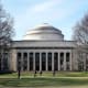 Students walking on the Massachusetts Institute of Technology campus.